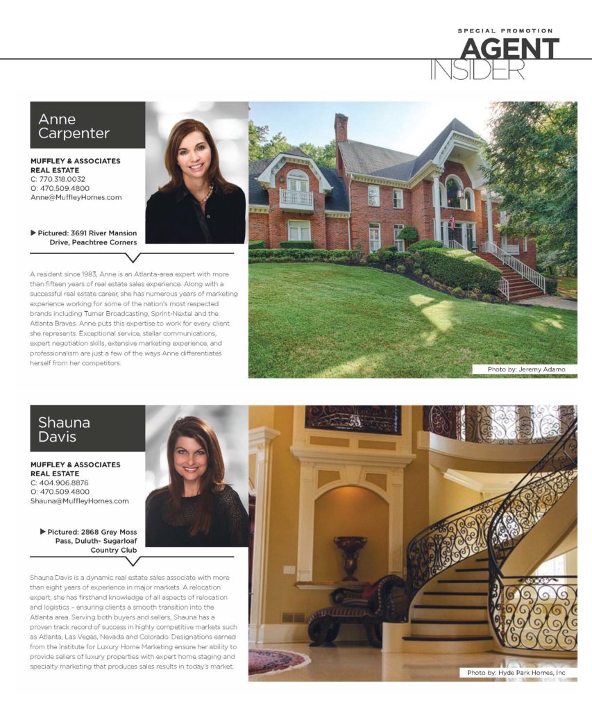 Modern Luxury's Interiors Magazine featuring Muffley & Associates' Custom Dream Home Program and Top Agents